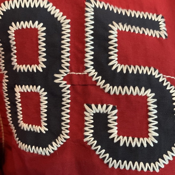 Tommy Hilfiger Jacket with Concealed Hood, size medium.  Like Garnet in color - Picture 5 of 16